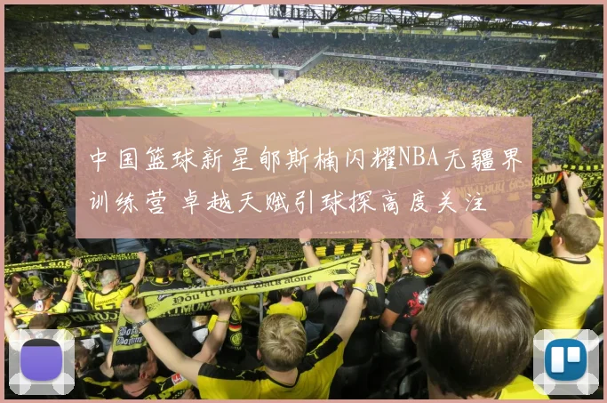 中国篮球新星郇斯楠闪耀NBA无疆界训练营 卓越天赋引球探高度关注